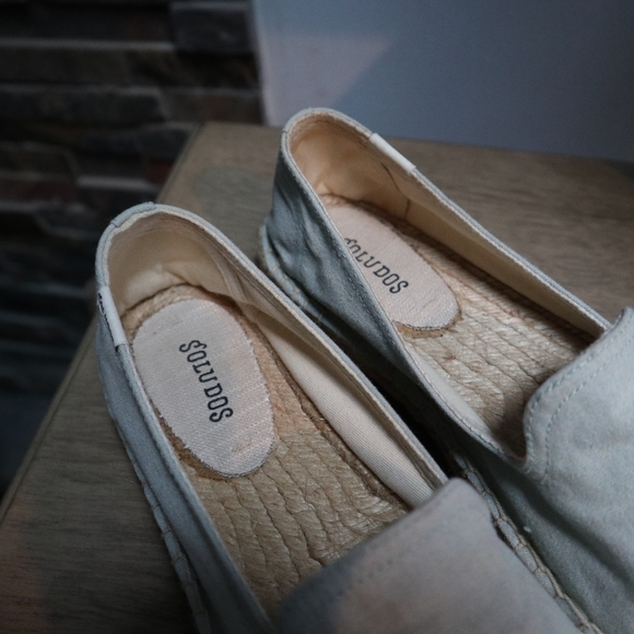 Soludos Mimosa Embroidered Wine Orange Espadrilles Slip On Flats Size 9 Jute - Picture 9 of 13